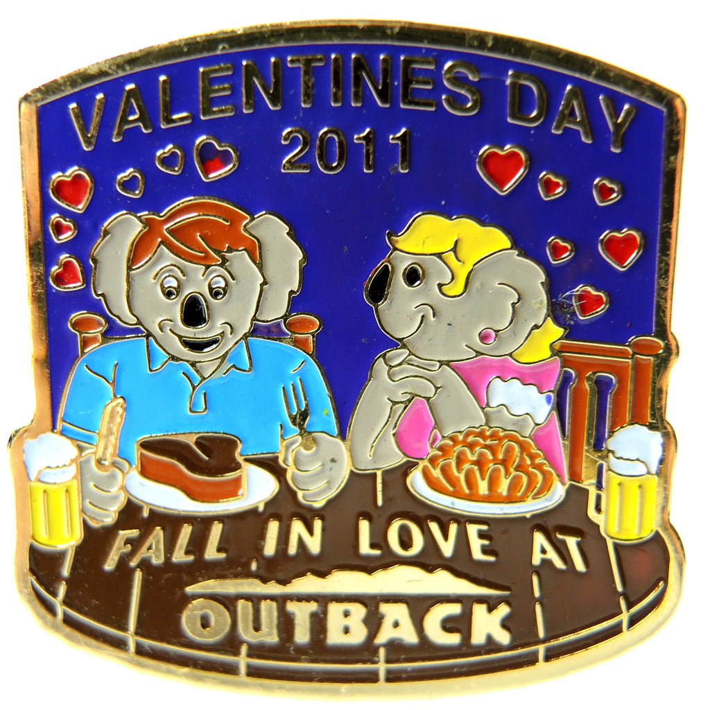 Outback Steakhouse Valentine's Day 2011 Lapel Pin - Fazoom