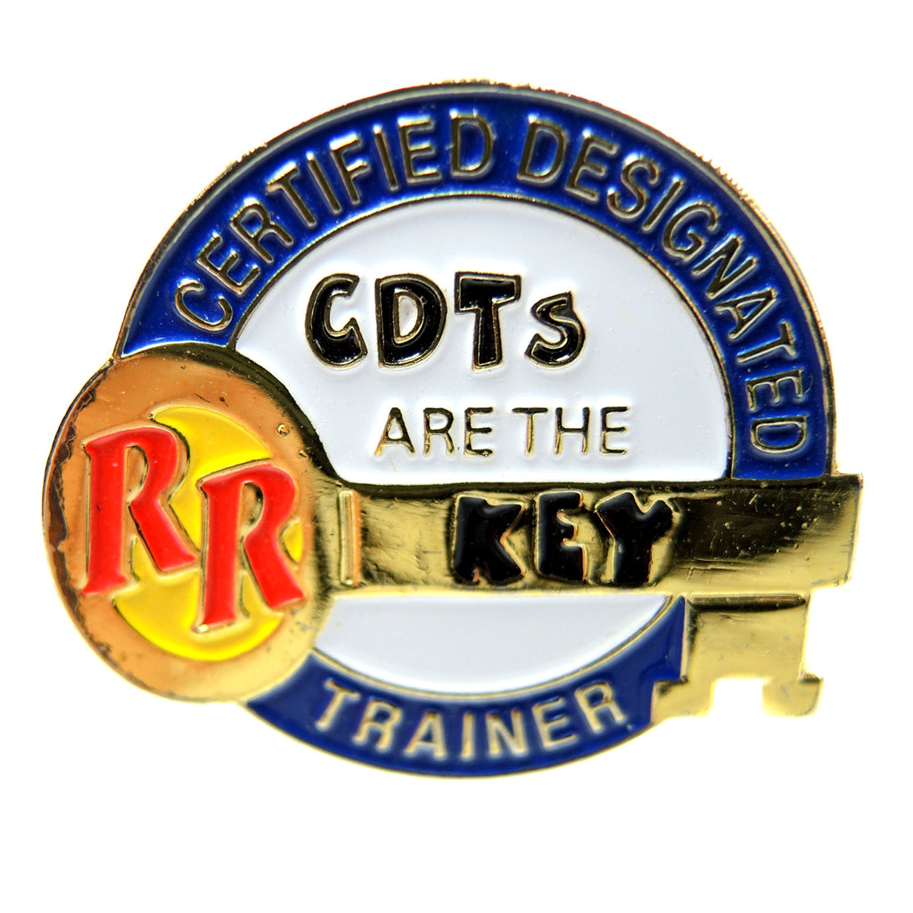 Red Robin Certified Designated Trainer CDTs Are The Key Lapel Pin