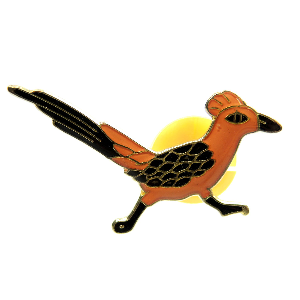 Roadrunner Ground Cuckoo Bird Lapel Pin