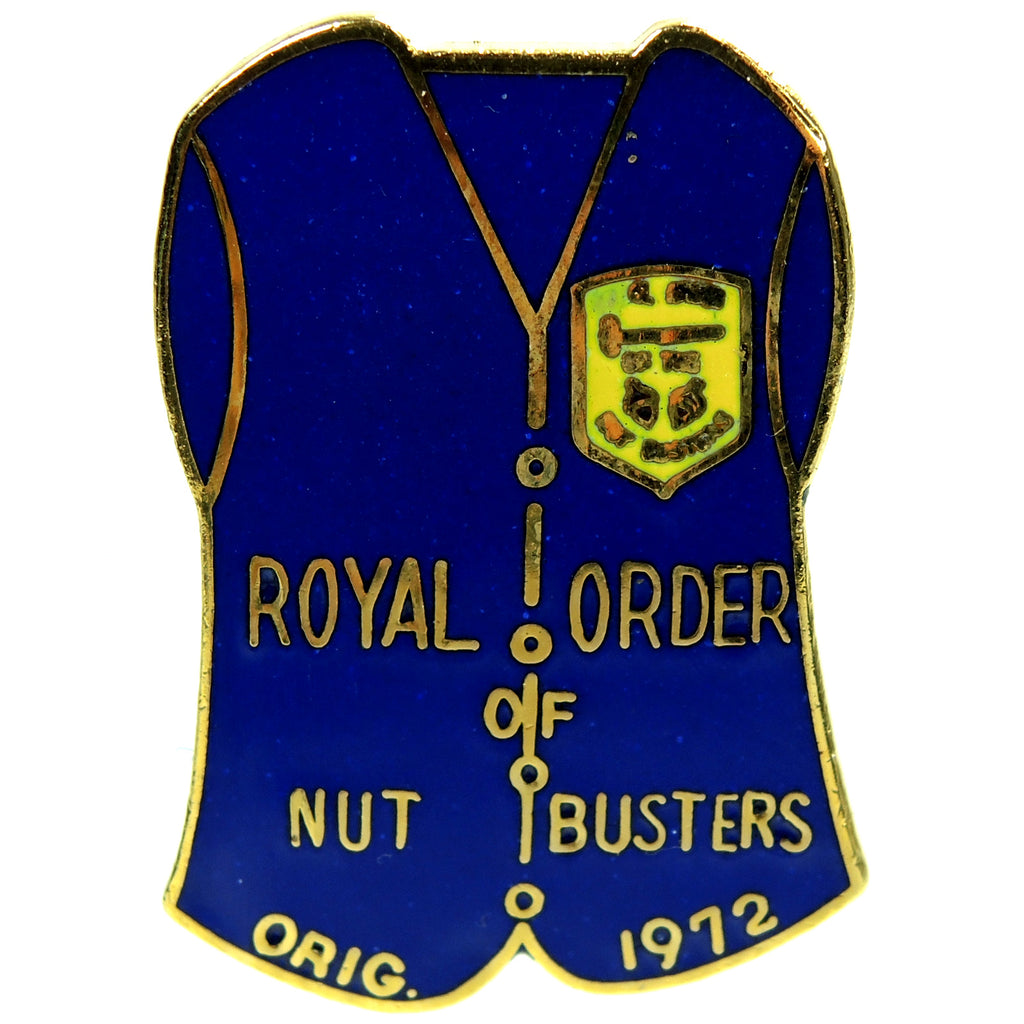 Royal Order of the Nut Busters Lapel Pin - Fazoom