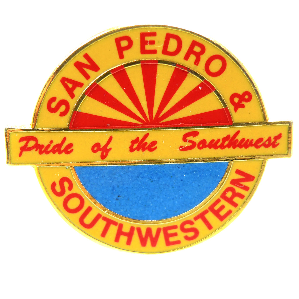 San Pedro and Southwestern Railroad Arizona Lapel Pin