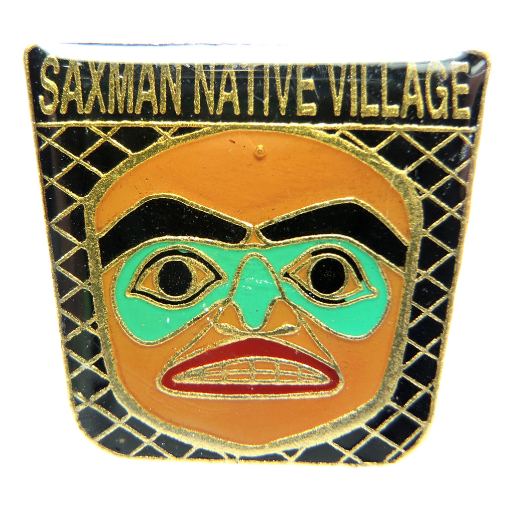 Alaska Ketchikan Saxman Native Village Lapel Pin - Fazoom