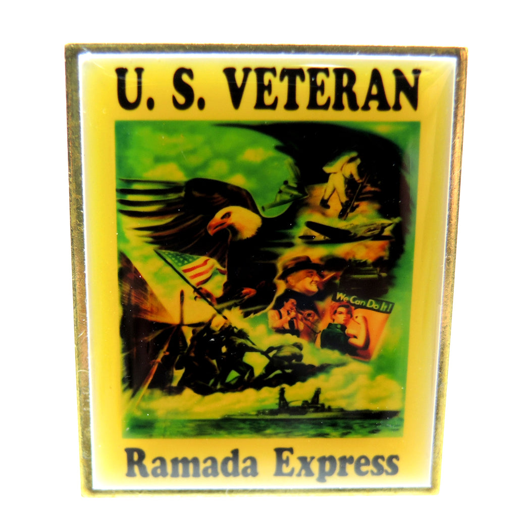 U.S. Veteran Ramada Express Hotel + Casino Slot Club Nevada Lapel Pin