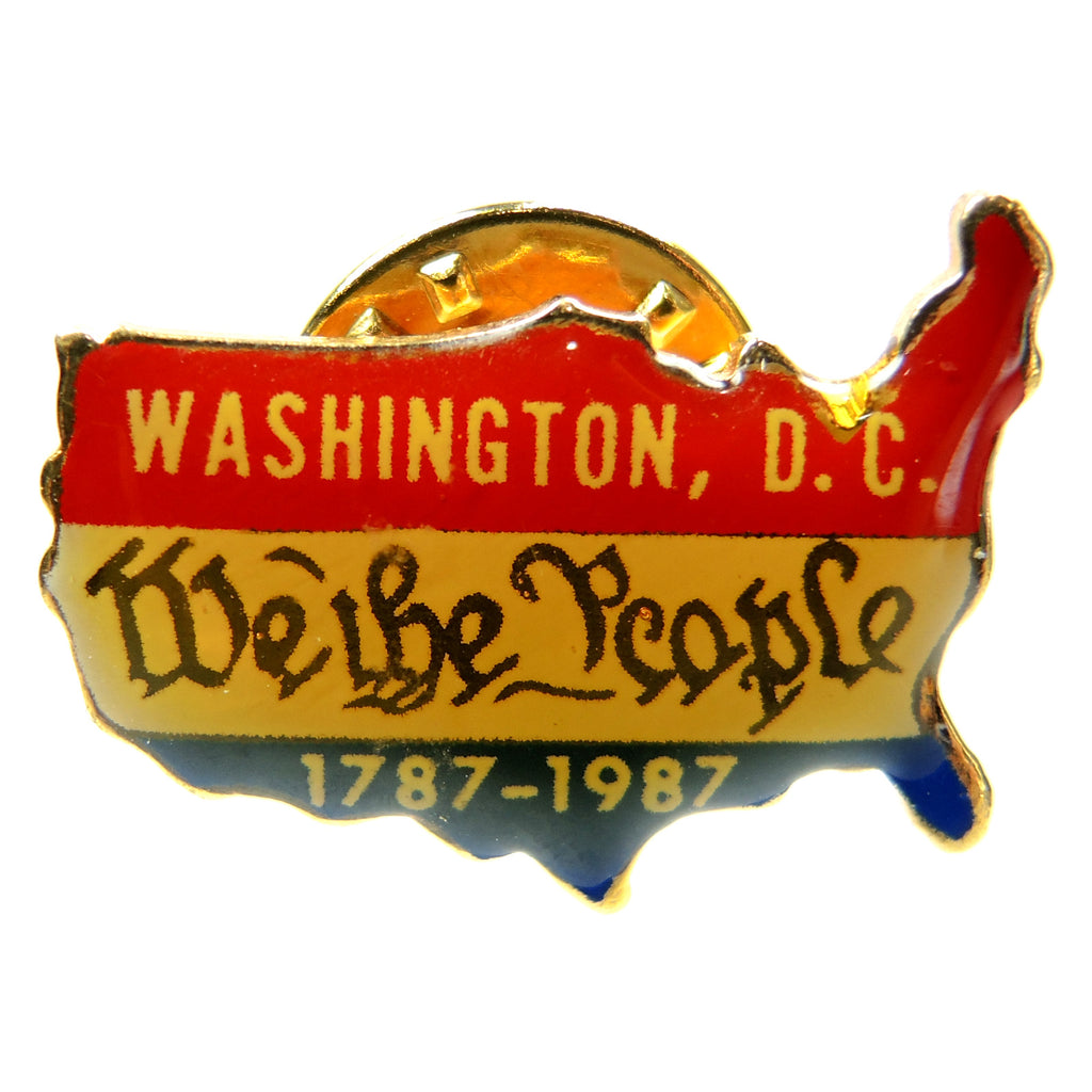 Washington DC United States Constitution 200th Anniversary 1787-1987 Lapel Pin