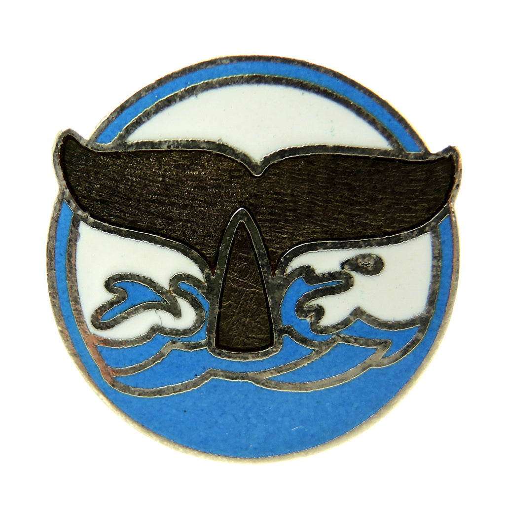 Whale Tail Lapel Pin