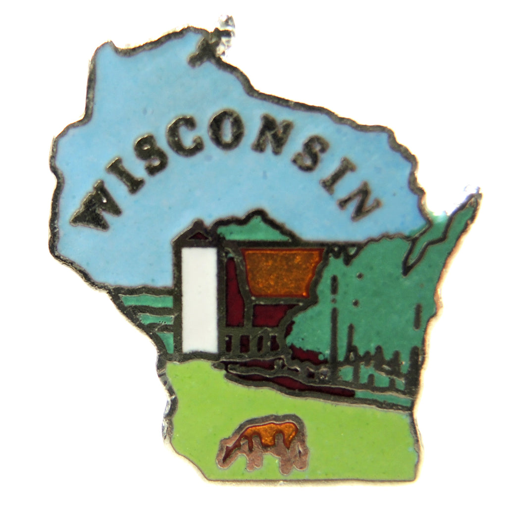 Wisconsin Dairy Farm Lapel Pin