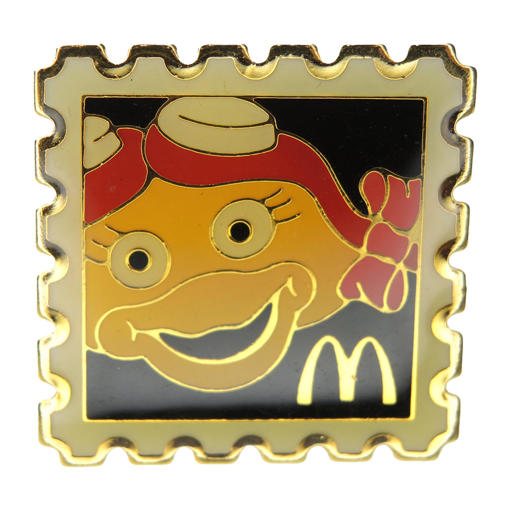 McDonald's Birdie Mascot Stamp Lapel Pin