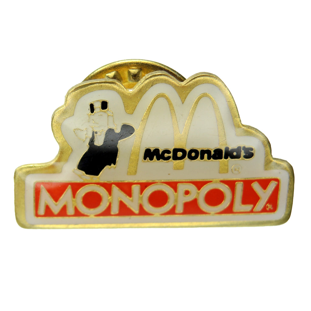 McDonald's Monopoly Rich Uncle Pennybags 1987 Lapel Pin