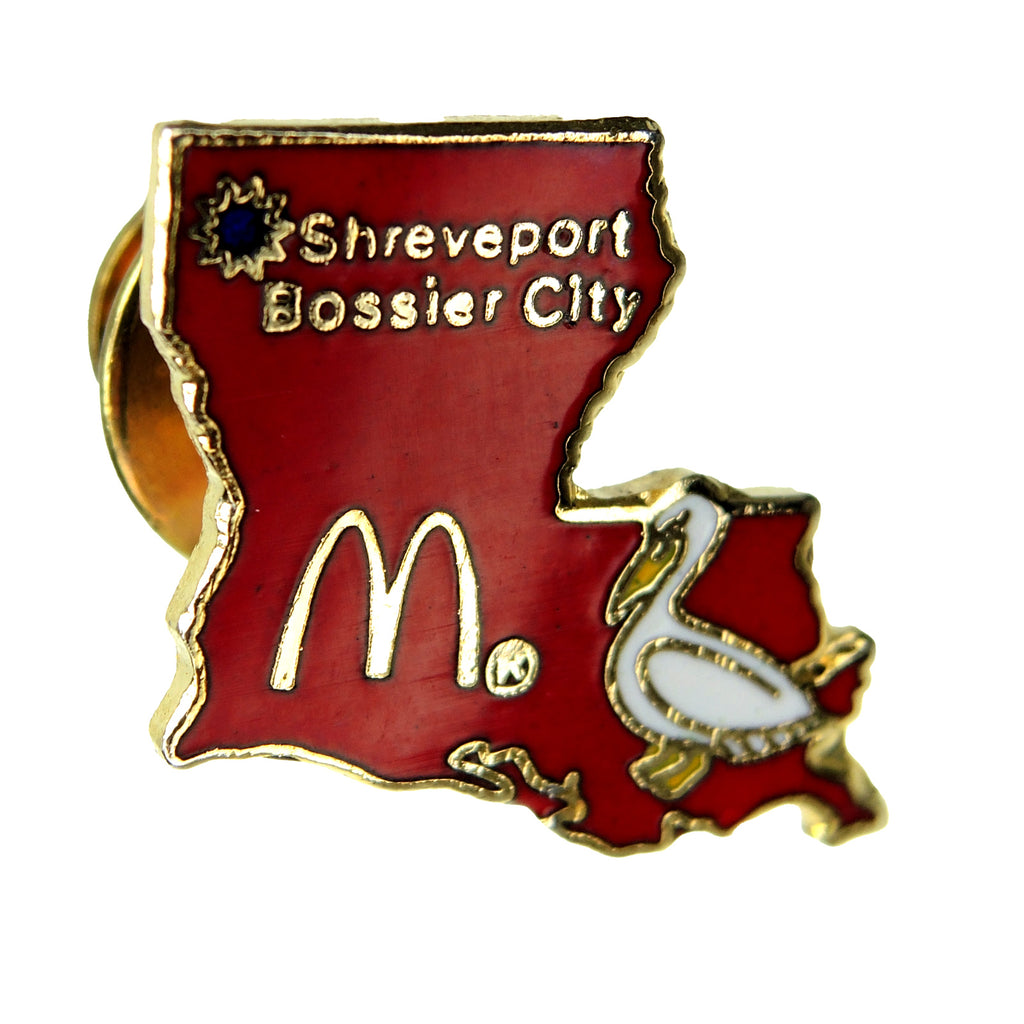 McDonald's Shreveport Bossier City Louisiana Pelican Lapel Pin