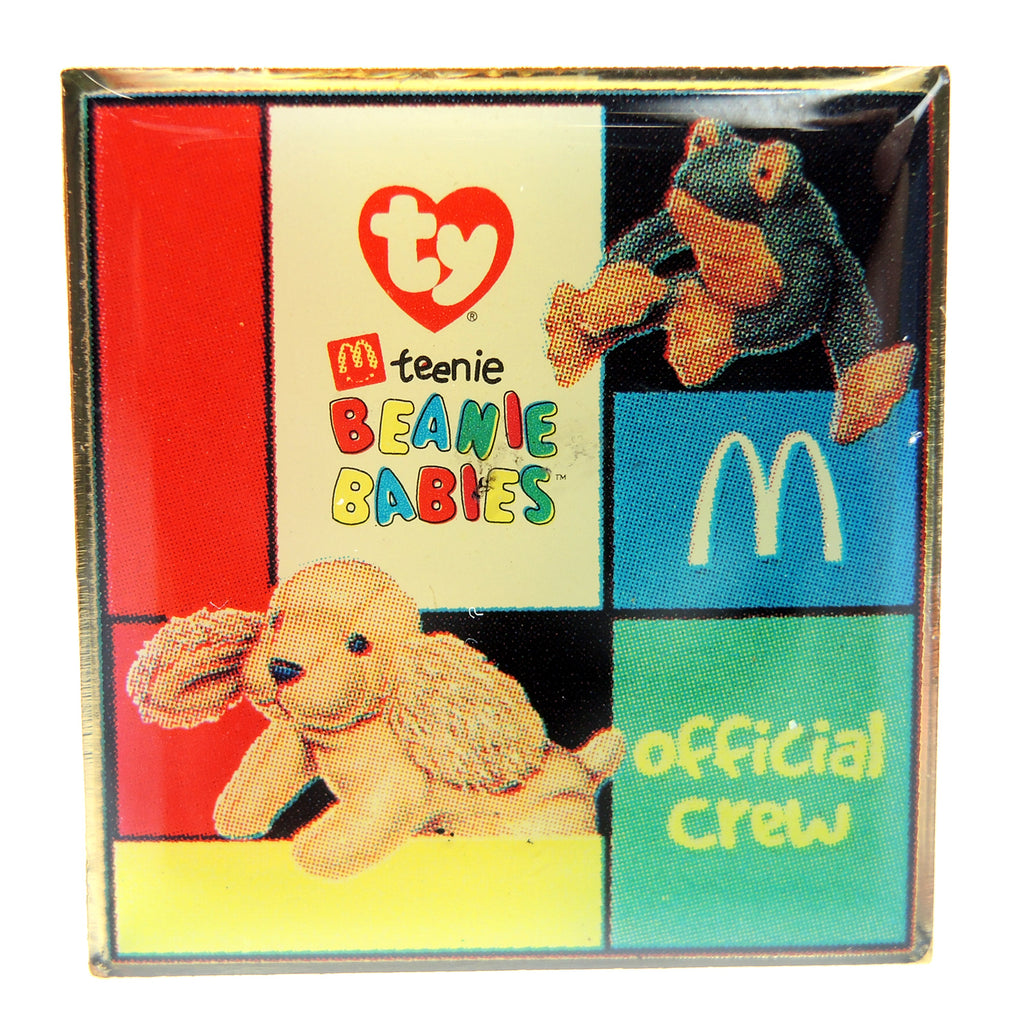 McDonald's Ty Beanie Babies Official Crew Lapel Pin - Fazoom