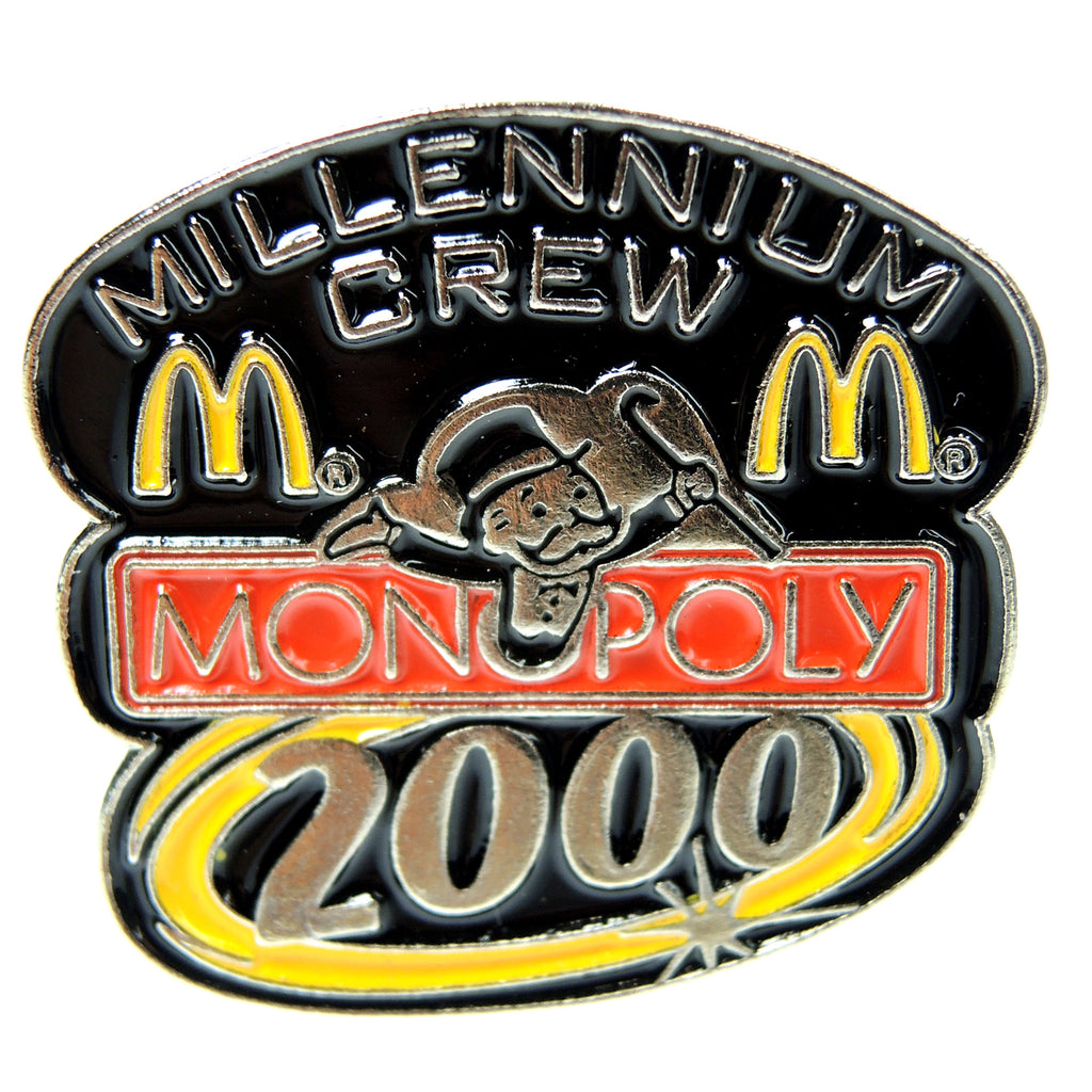 McDonald's Monopoly 2000 Millennium Crew Lapel Pin - Fazoom