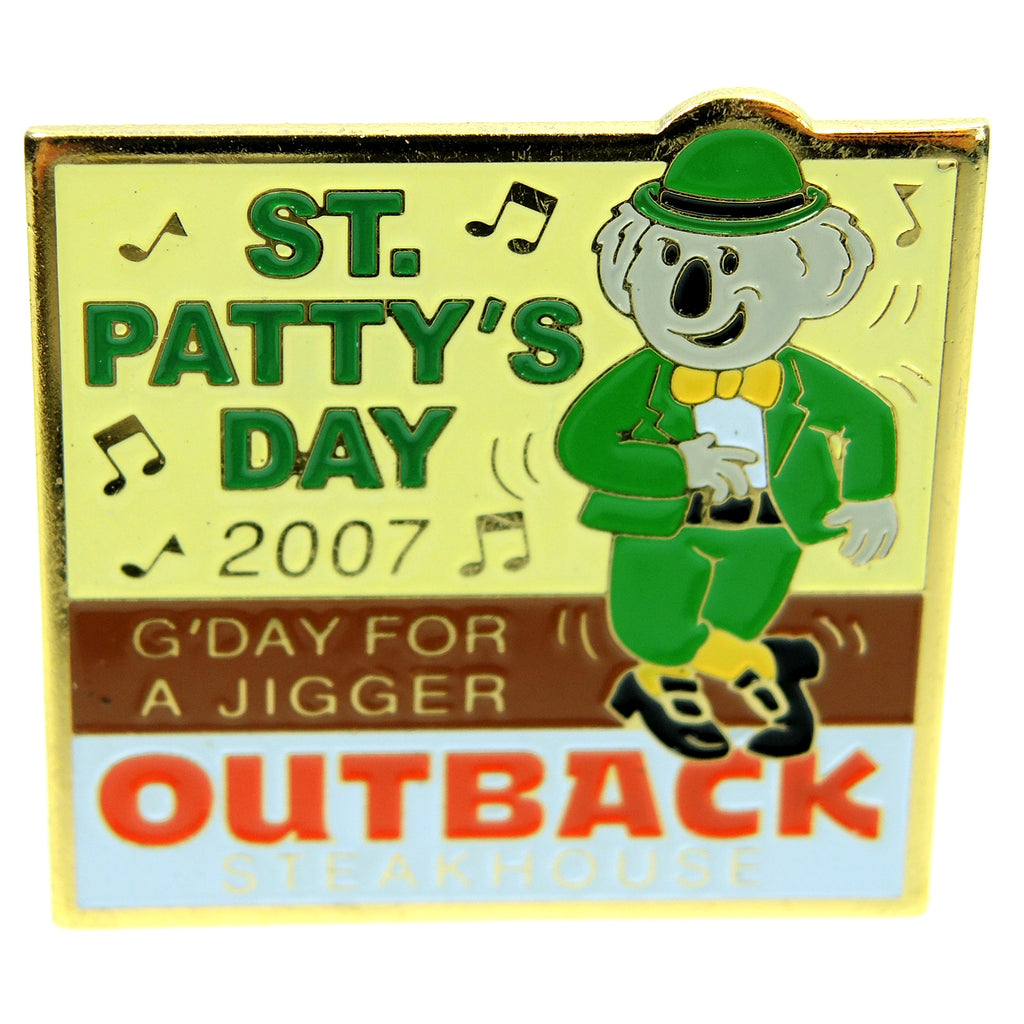 Outback Steakhouse St. Patty's 2007 Lapel Pin - Fazoom