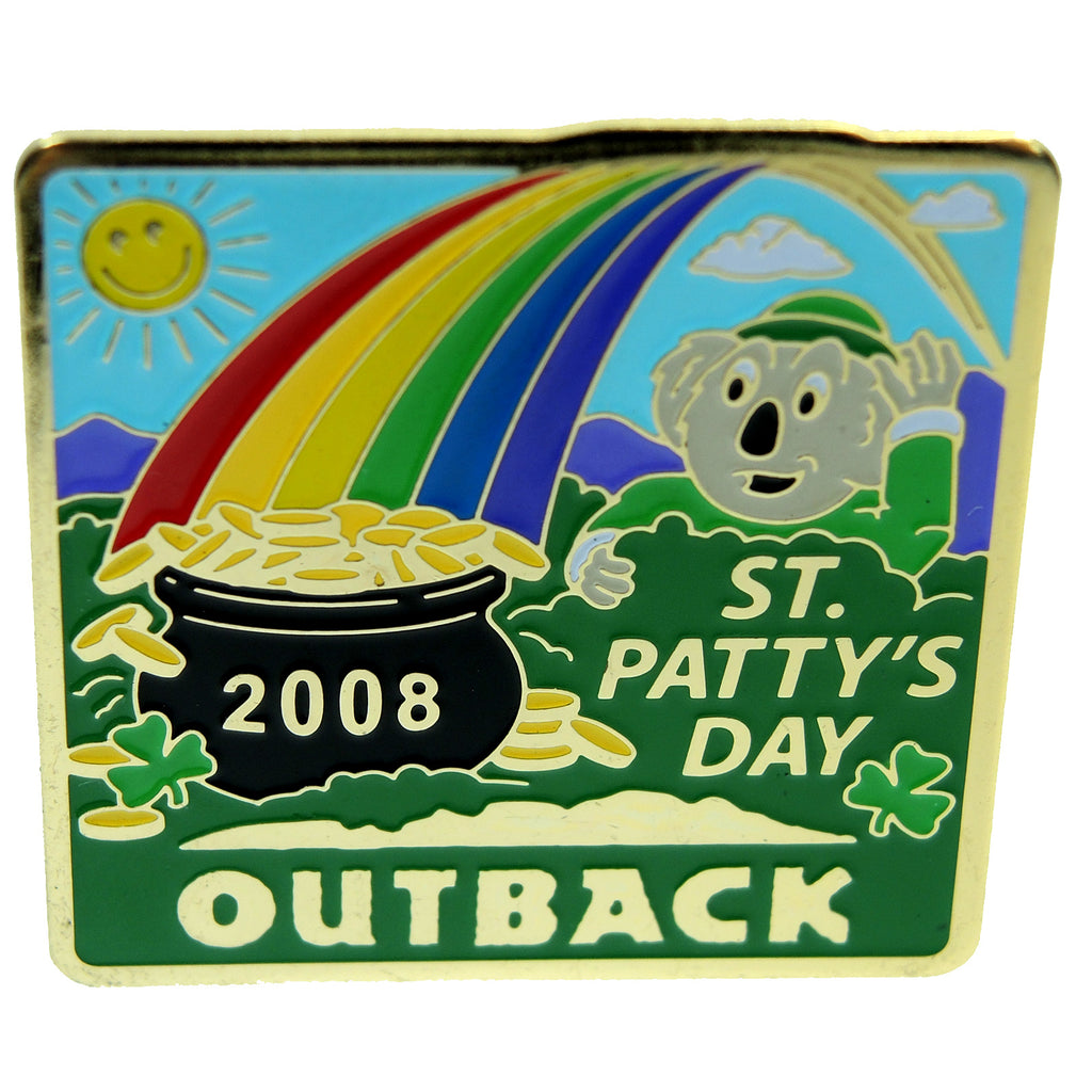 Outback Steakhouse St. Patty's 2008 Lapel Pin - Fazoom