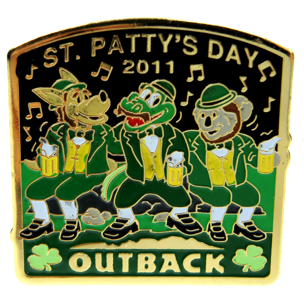 Outback Steakhouse St. Patty's 2011 Lapel Pin - Fazoom