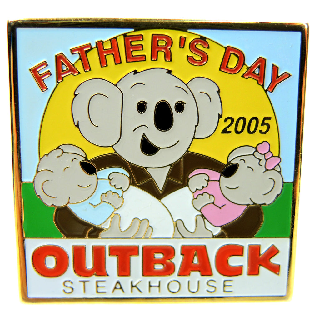 Outback Steakhouse Father's Day 2005 Lapel Pin - Fazoom