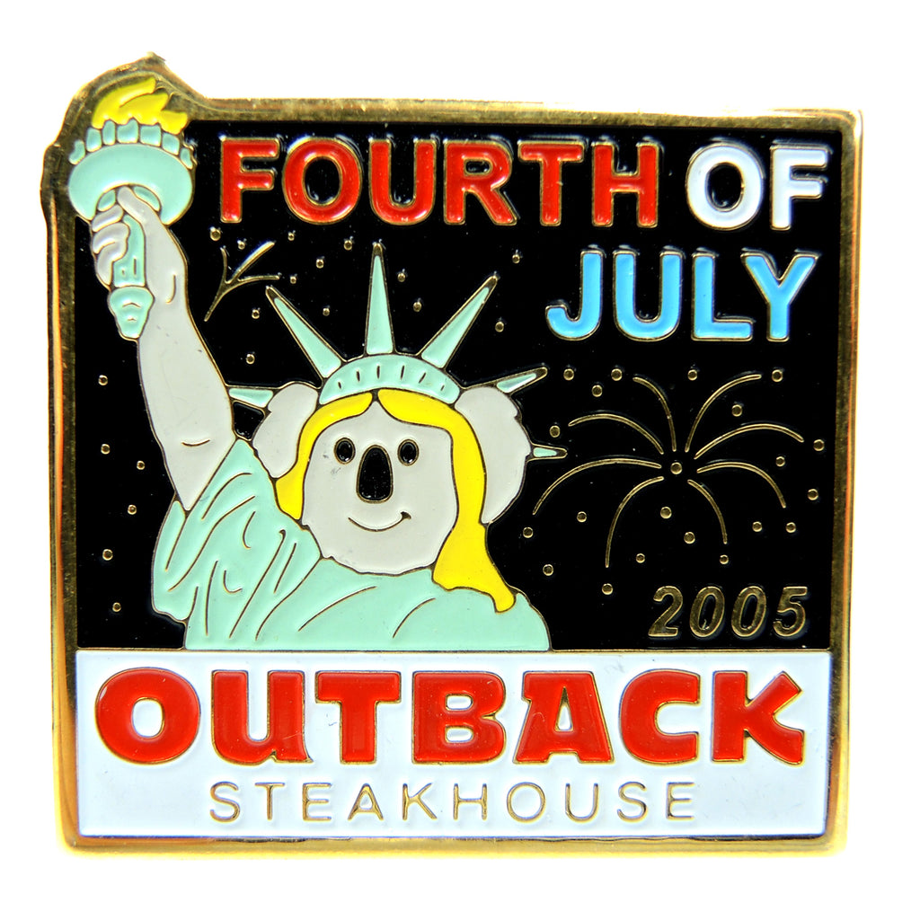 Outback Steakhouse Fourth of July 2005 Lapel Pin - Fazoom
