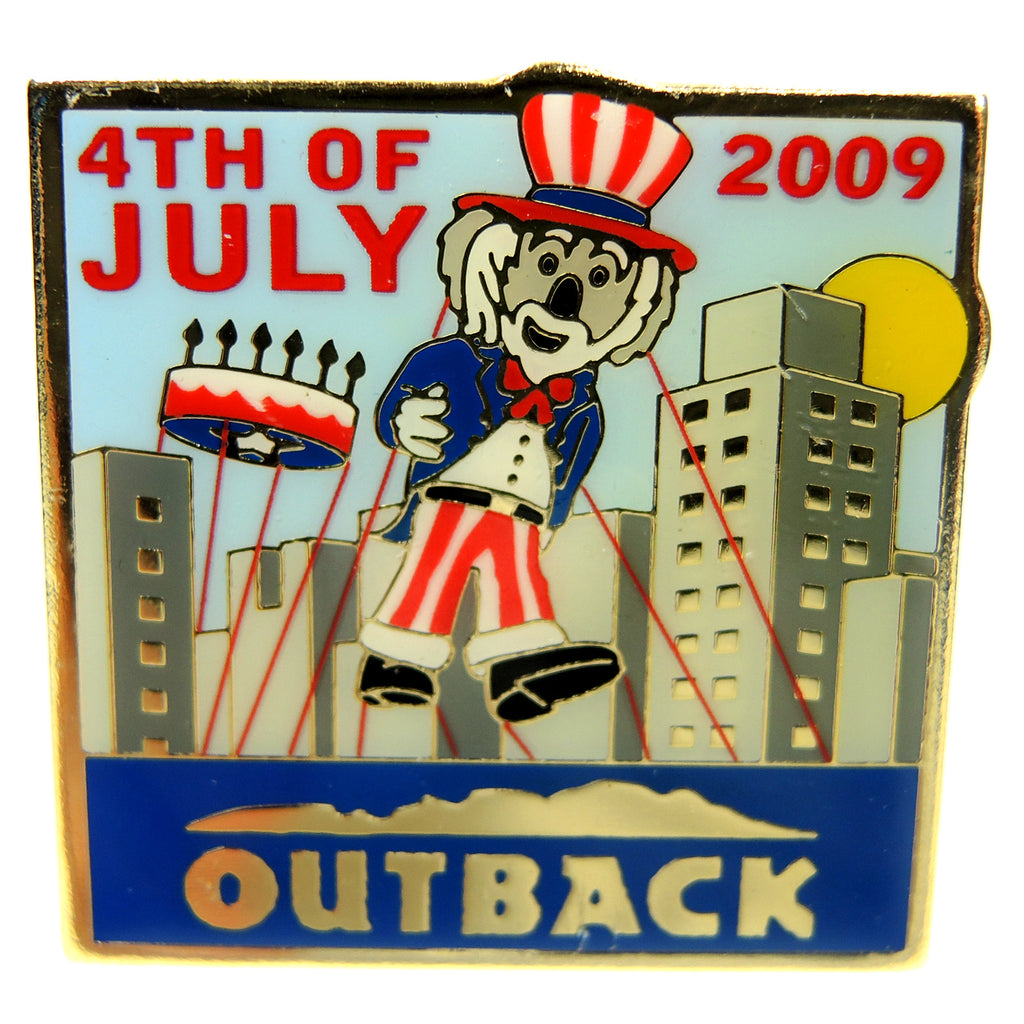Outback Steakhouse Fourth of July 2009 Lapel Pin - Fazoom