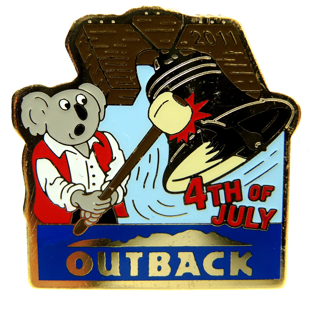 Outback Steakhouse Fourth of July 2011 Lapel Pin - Fazoom