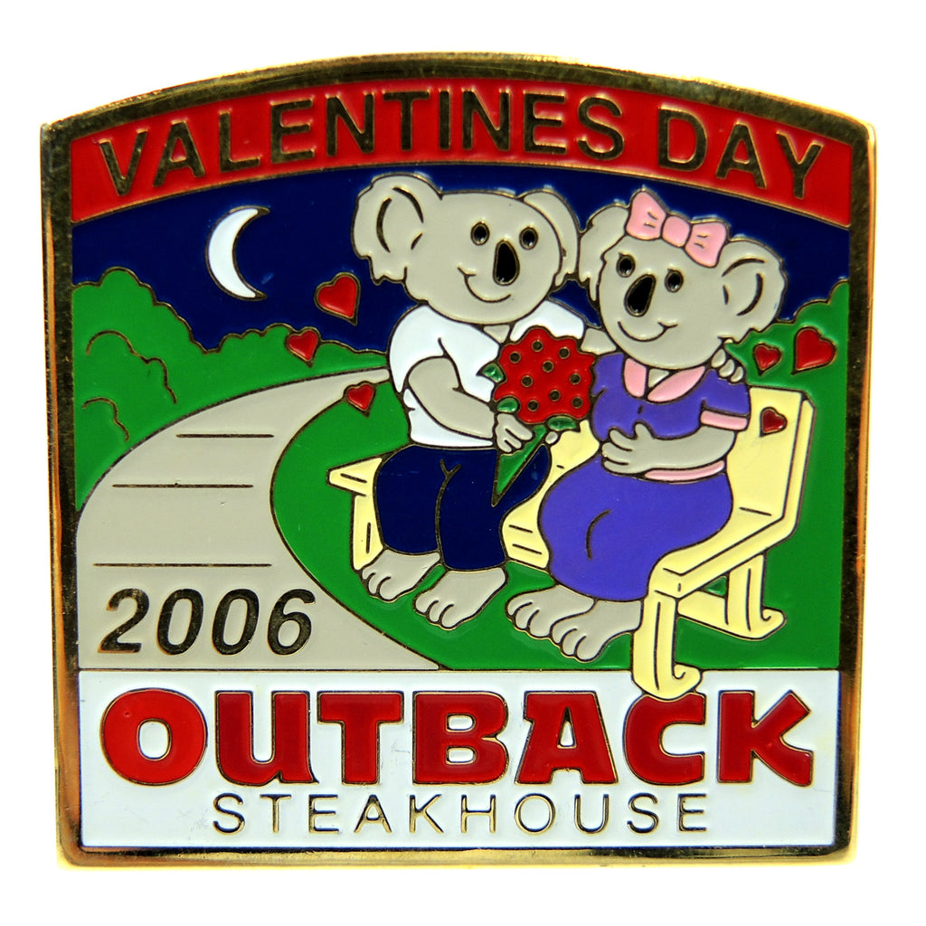 Outback Steakhouse Valentine's Day 2006 Lapel Pin - Fazoom