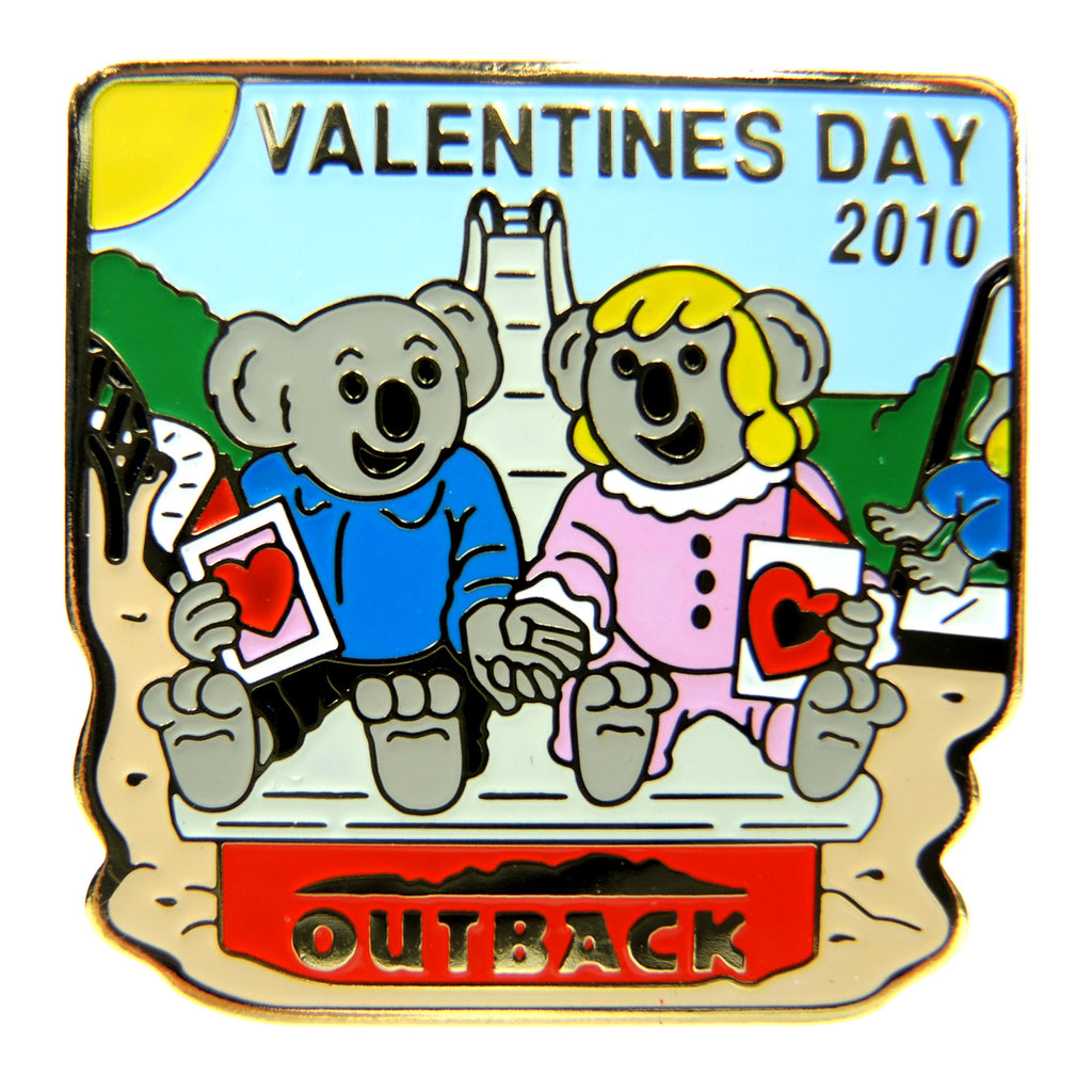 Outback Steakhouse Valentine's Day 2010 Lapel Pin - Fazoom