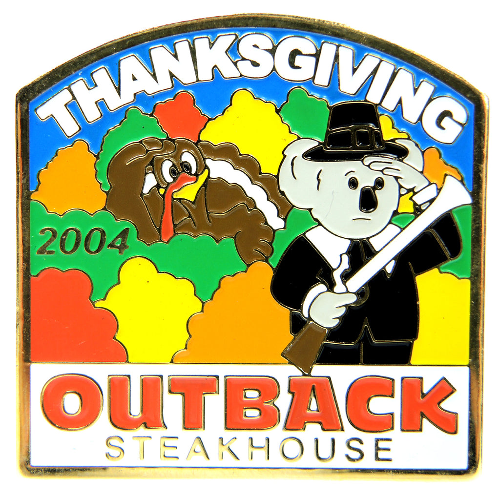 Outback Steakhouse Thanksgiving 2004 Lapel Pin - Fazoom
