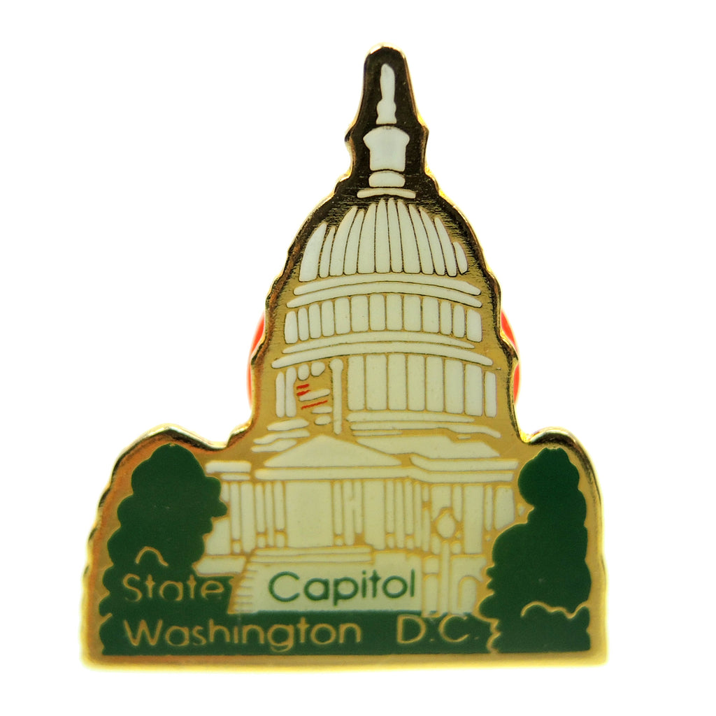 Washington D.C. State Capitol Lapel Pin - Fazoom