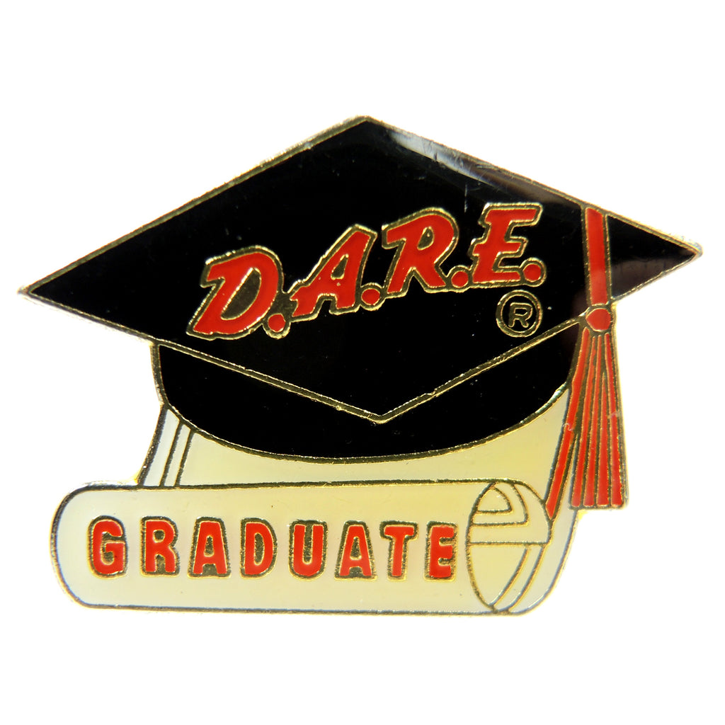 D.A.R.E Graduate Lapel Pin ~ Vintage Dare 1980s - Fazoom