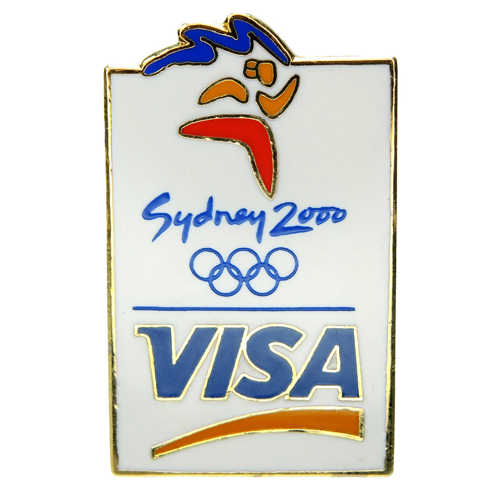 Sydney 2000 Summer Olympic Games Visa Sponsor Lapel Pin
