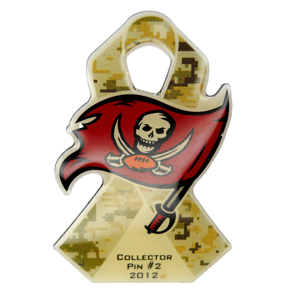 Tampa Bay Buccaneers 2012 Military Camo Ribbon Lapel Pin