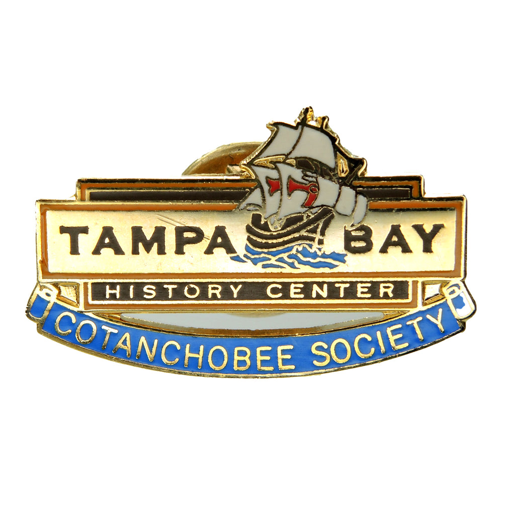 Tampa Bay History Center Cotanchobee Society Lapel Pin