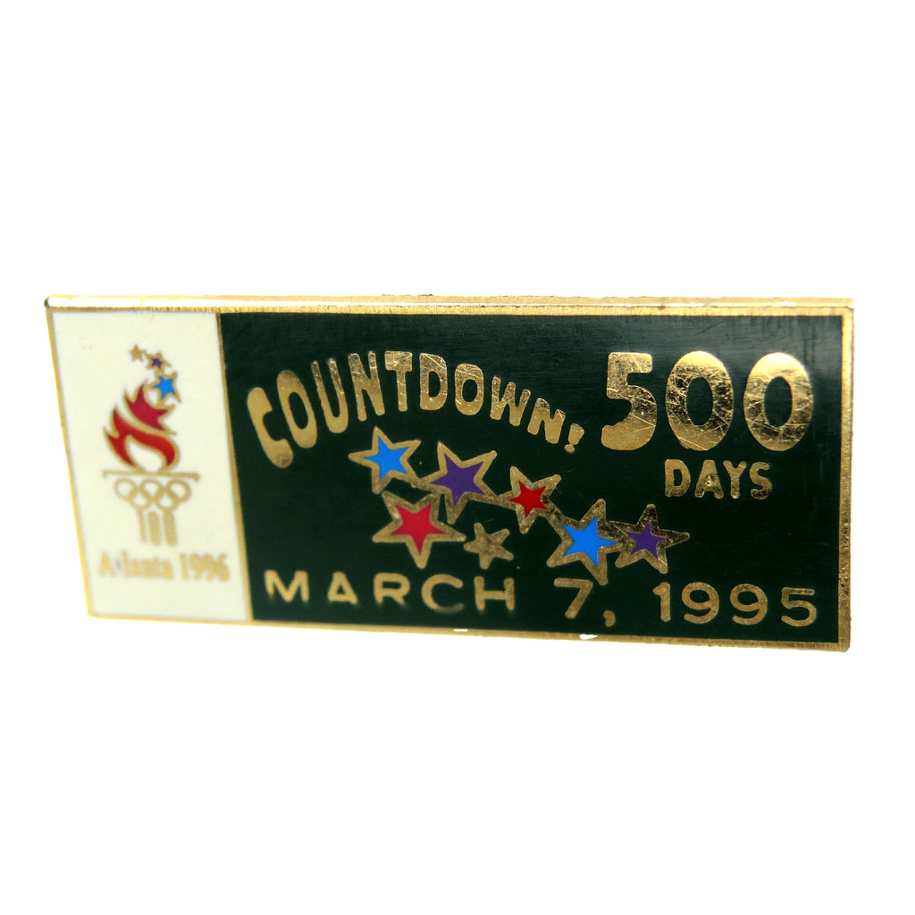 Atlanta 1996 Summer Olympic Games 500 Days Countdown Lapel Pin 411693