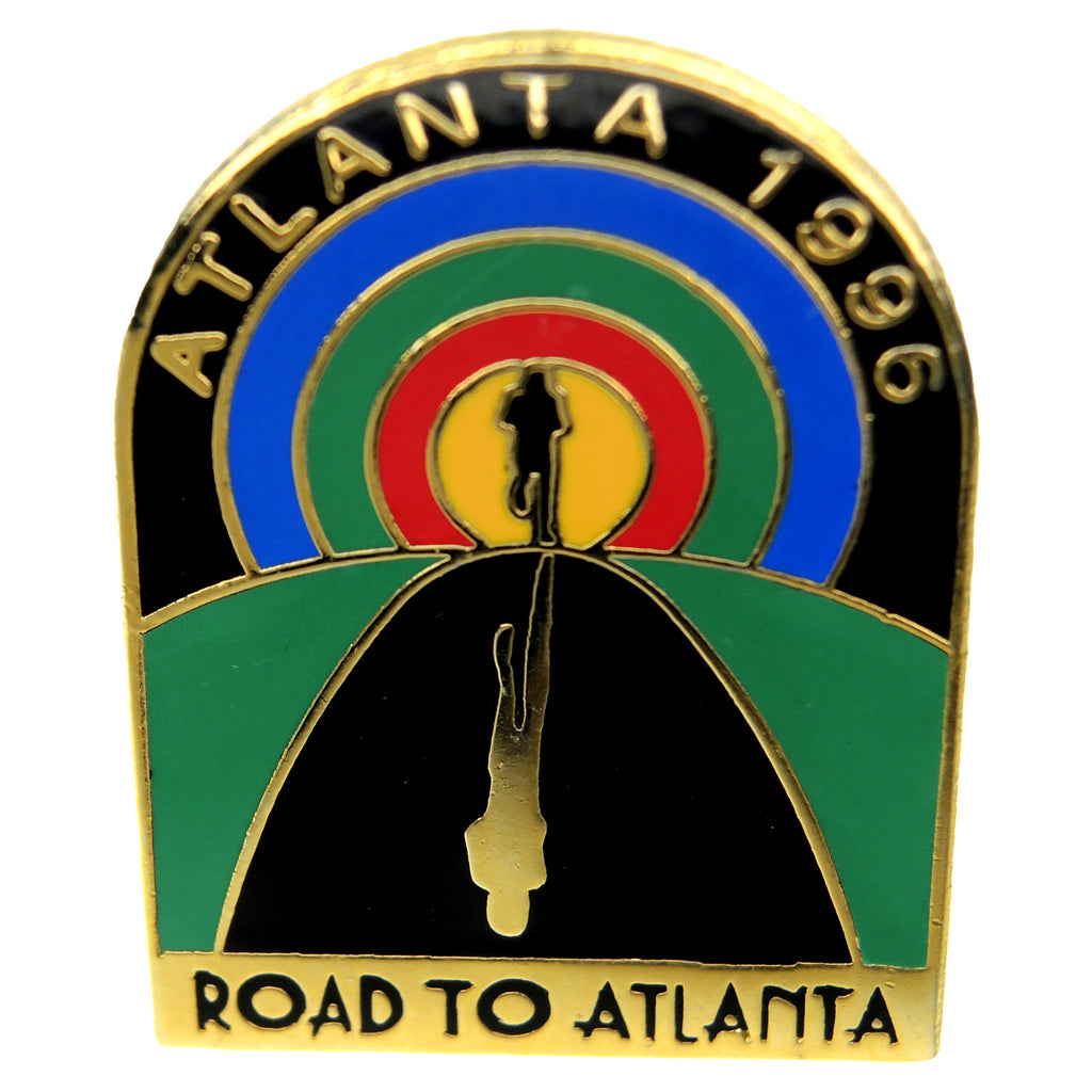 Atlanta 1996 Summer Olympic Games Running Road to Atlanta Lapel Pin 511215